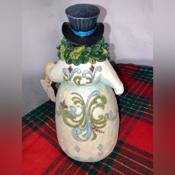 Jim Shore Heartwood Creek Collection Victorian Snowman "Be Joyful Always" - Picture 4 of 9